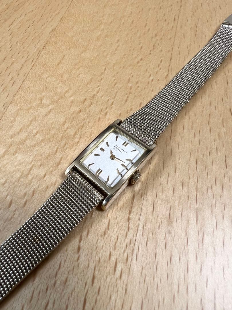 【電池交換済】美品マーガレットハウエル idea スクエア 腕時計