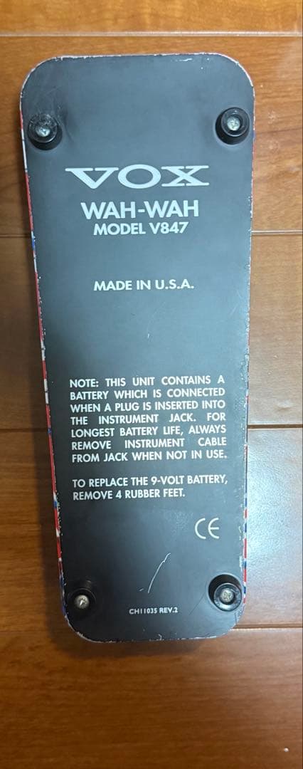 Vox ワウペダル v847 旧ユニオンジャックデザイン 限定500台