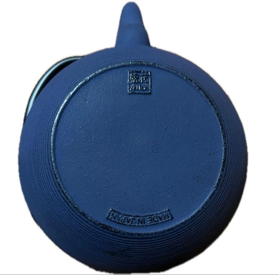 南部鉄器 鉄急須 紫紺 600cc 茶こし付き