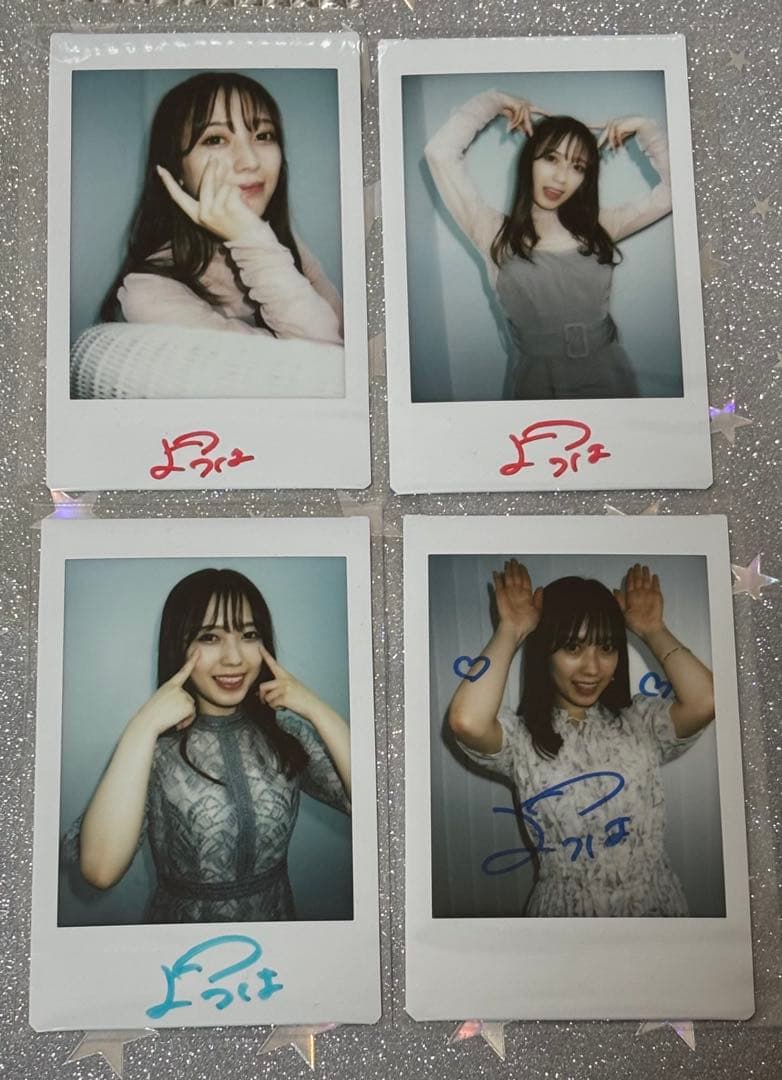小湊よつ葉　直筆サイン入りチェキ　4枚セット