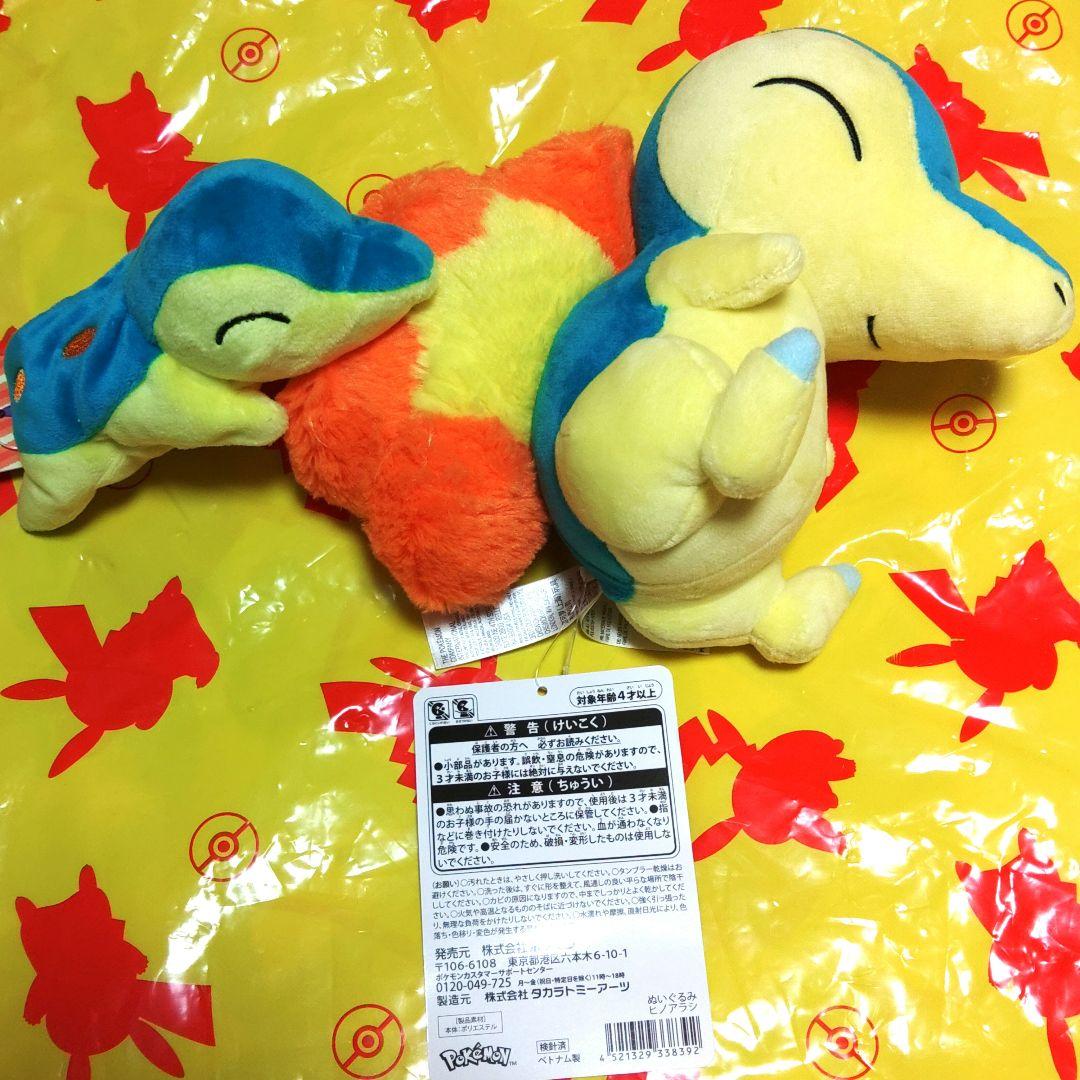 ポケモンセンター★ヒノアラシ くったりぬいぐるみ 紙タグ付き