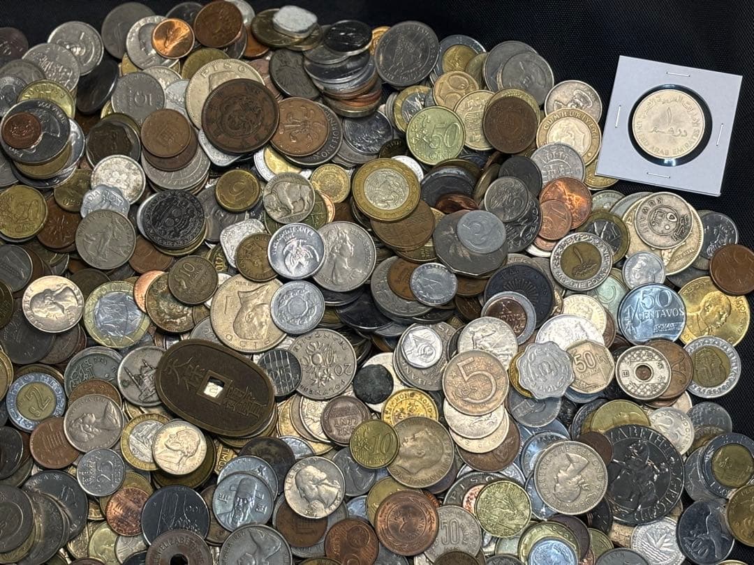 ワ*～様 古銭　外国　メダルなどまとめて10キロ
