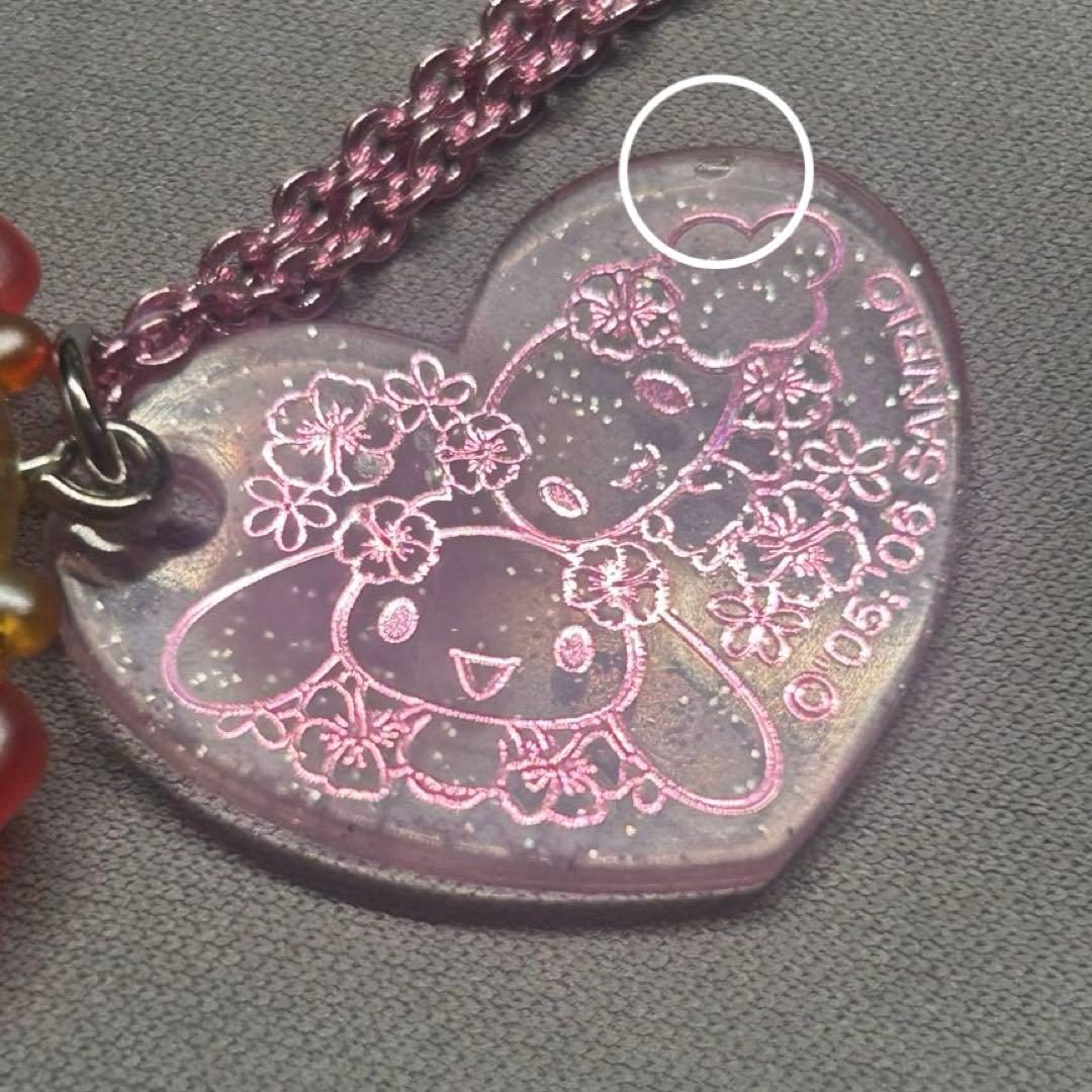 サンリオ　シナモエンジェルス　アズキ　モカ　シフォン　ネックレス　2006