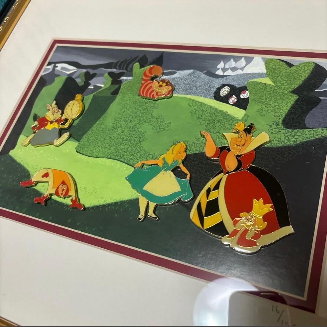 ディズニー　アリス　ふしぎの国のアリス　激レア　シリアルナンバー　ピンバッジ