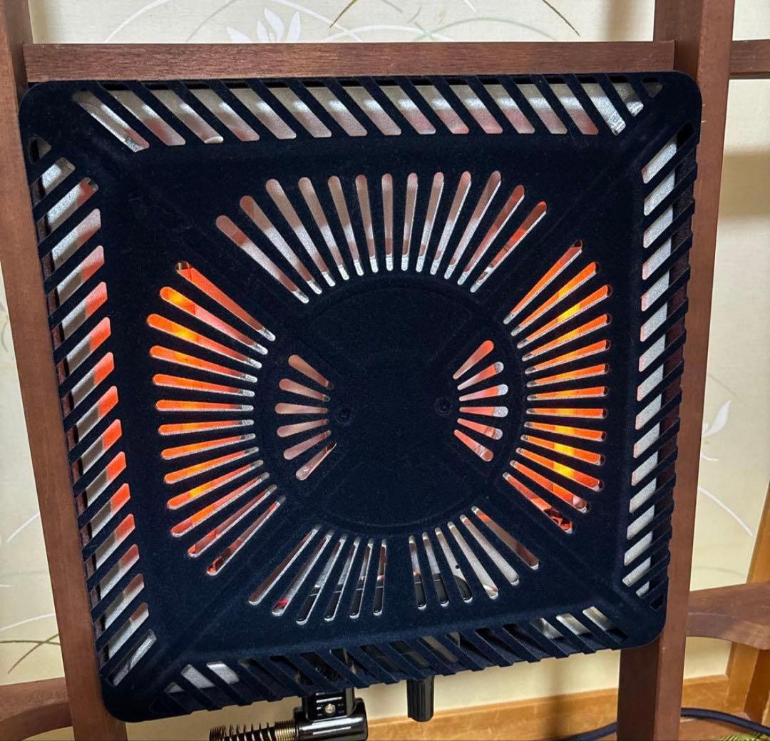 ブラウン こたつテーブル 電気ヒーター内蔵