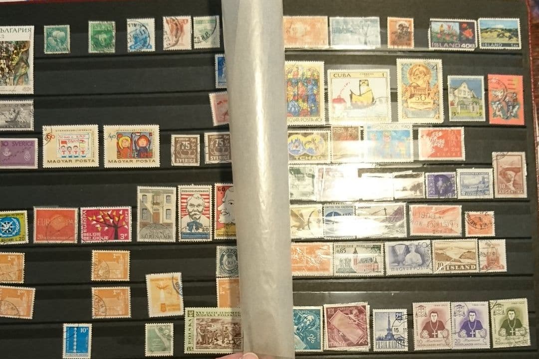 438)  使用済み切手  国内-外国