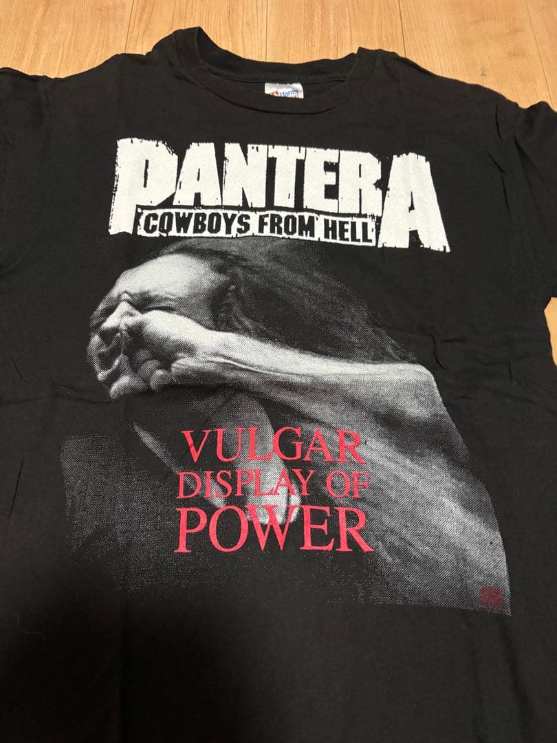 90s PANTERA ヴィンテージ バンドTシャツ L シングル Hanes
