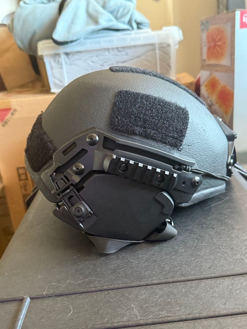 最終価格 NIJ IIIA EXFIL バリスティックヘルメット BK色　中古品