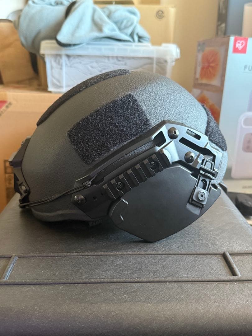 最終価格 NIJ IIIA EXFIL バリスティックヘルメット BK色　中古品