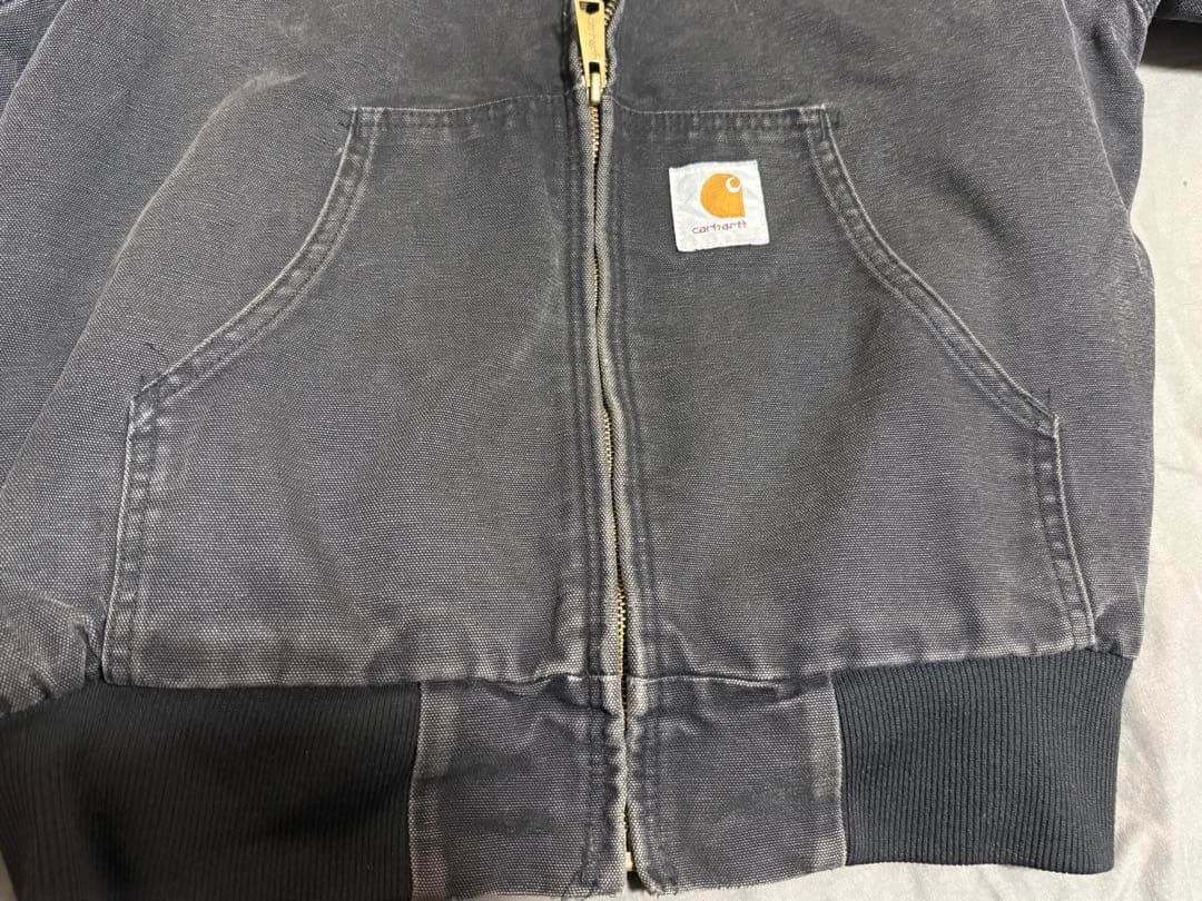 Carhartt ダークグレー フード付きジャケット 90s