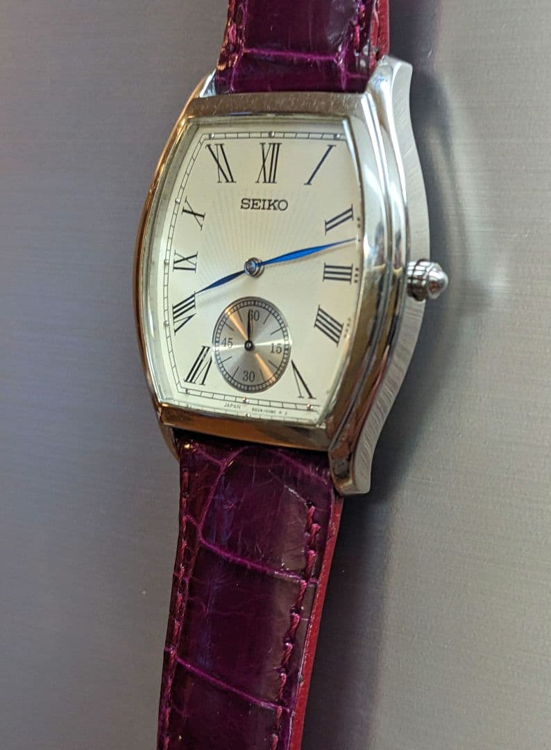 SEIKO インターナショナル スモセコ 6G28-00A0 青針　稼働美品