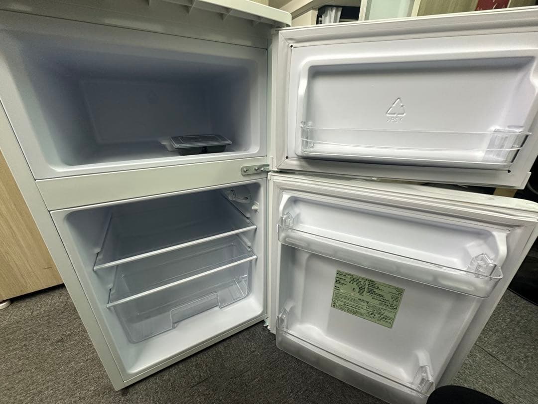 【18年製】アイリスオーヤマ 2ドア 冷凍冷蔵庫81L AF81-W ホワイト