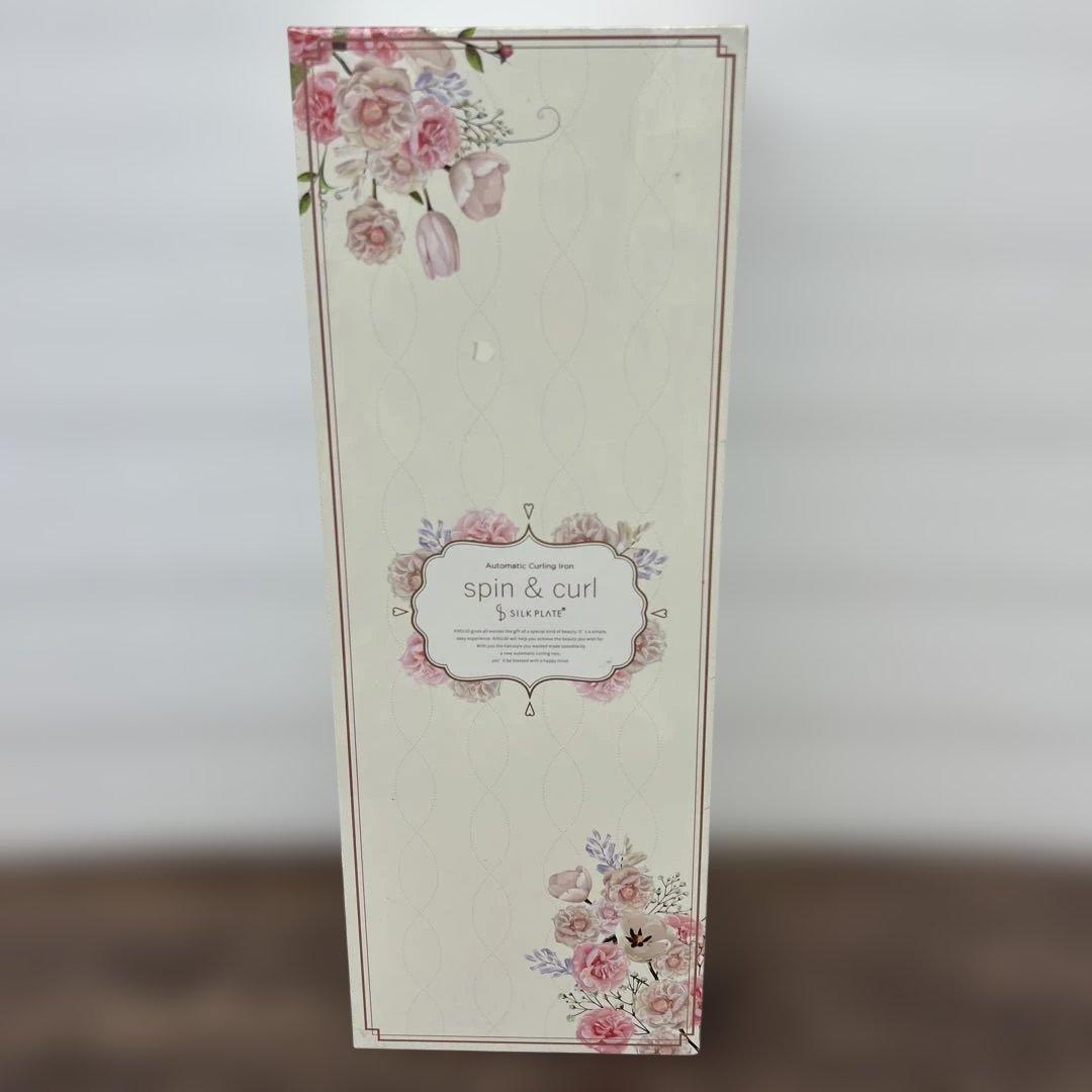 12672 spin & curl KINUJO カールアイロン　ホワイト