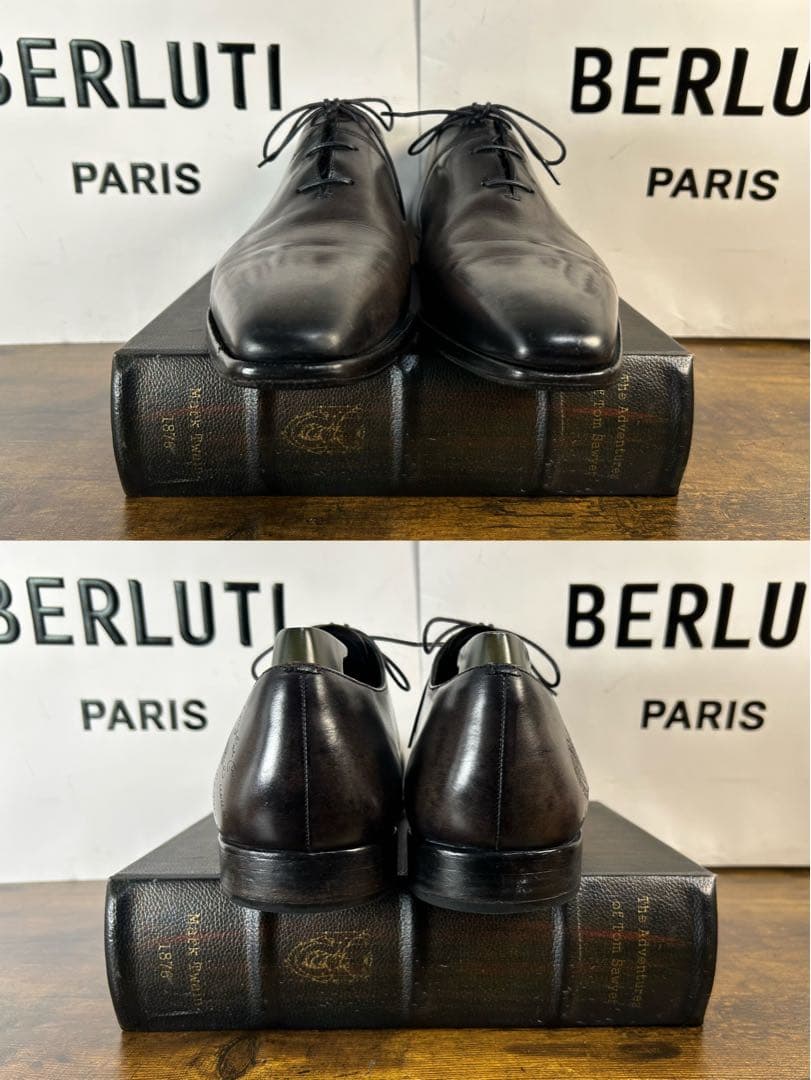 35万円　Berluti スカーズ アレッサンドロ　スクリット　シューズ　8.5