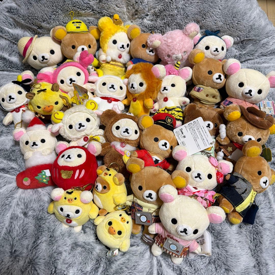 【詰め合わせCM】※汚れアリ※28体 リラックマ ぶらさげぬいぐるみ
