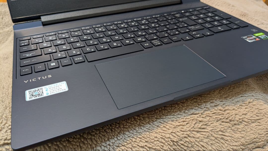 HP Victus 15 Ryzen 7　メモリ 32GB　SSD 1TB