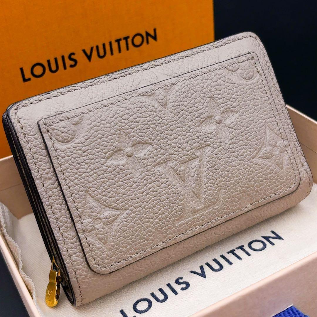 現行モデル♪ルイヴィトン アンプラント クレア トゥルトレール 二つ折り財布