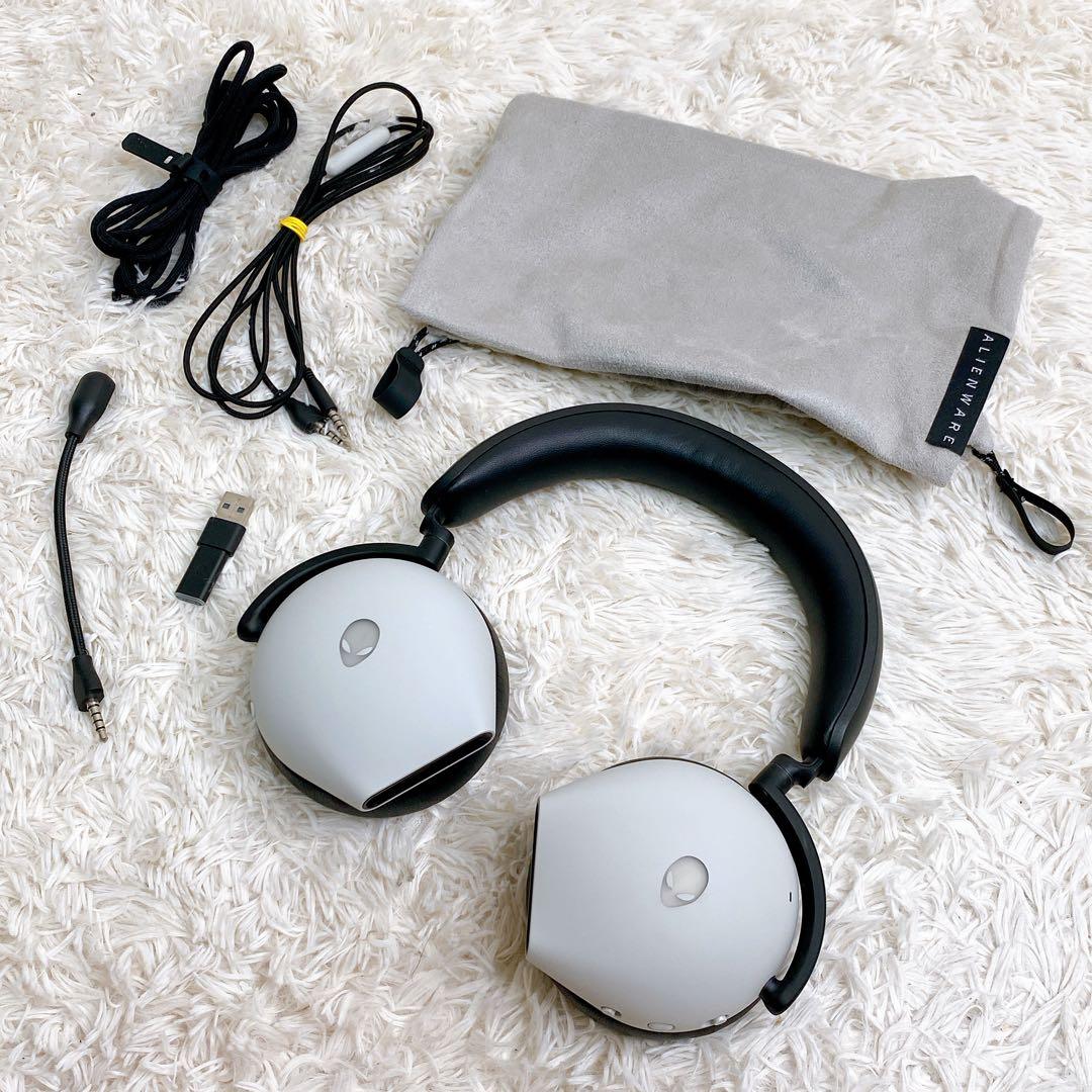 【極美品】Alienware ワイヤレスゲーミングヘッドセット AW920H