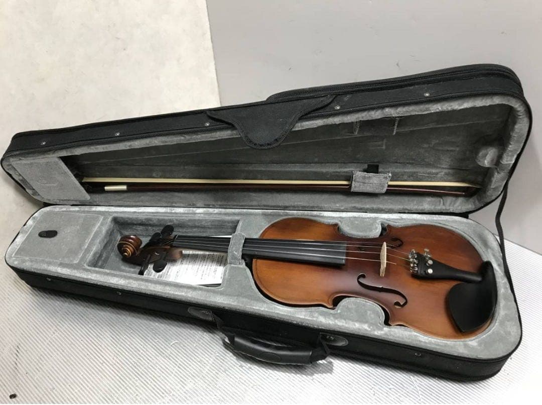 バイオリン本体 ブラウン ハードケース付き