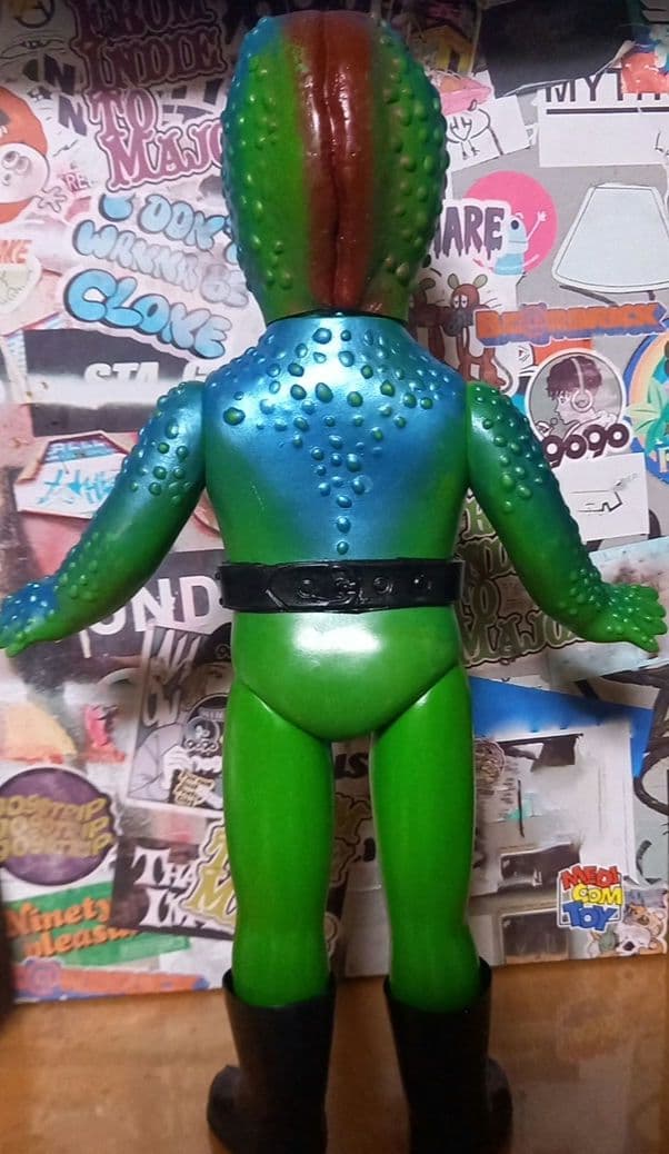 ライダー怪人スタンダードソフビ✨死神カメレオン✨初期個体✨貴重昭和レトロ✨激レア