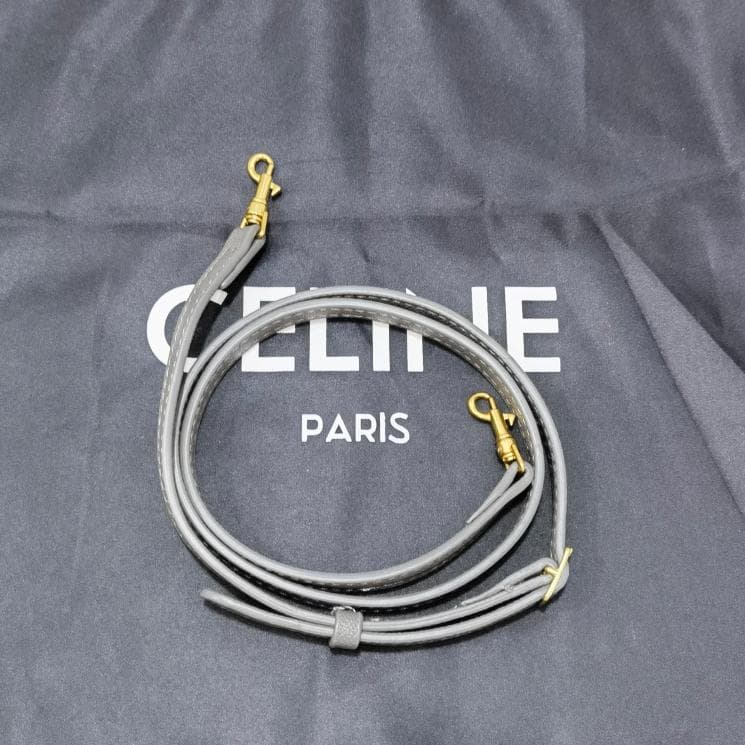 ベルトバック ナノ ショルダーバッグ グレー