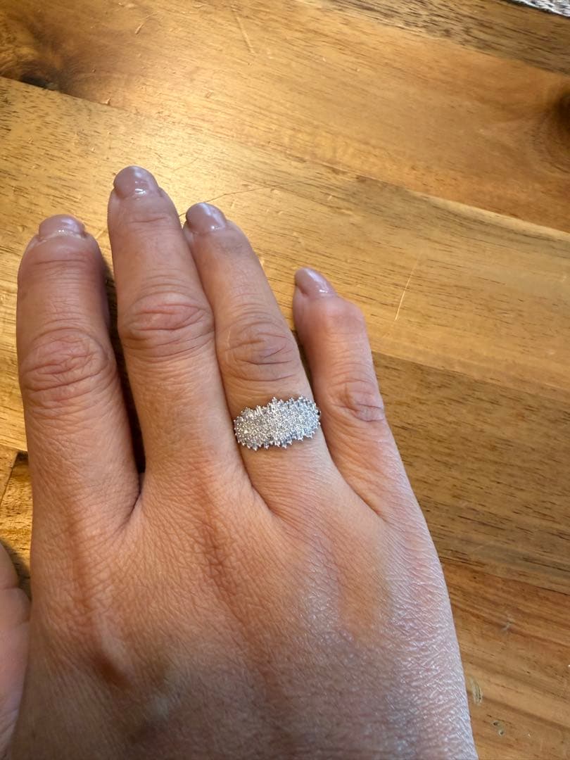 天然ダイヤモンド .50ct セッティングリング 18金ホワイトゴールド #16