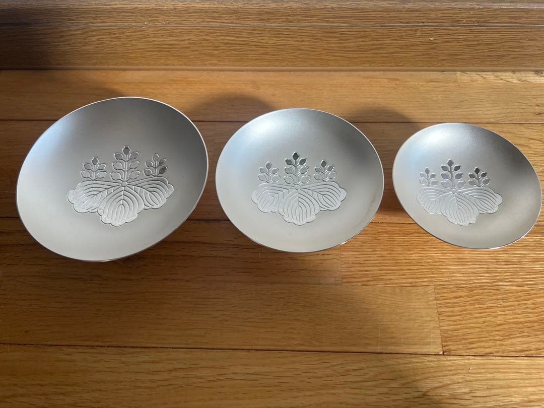 純銀製 銀杯 造幣局製　内閣総理大臣 刻印有 390g silver