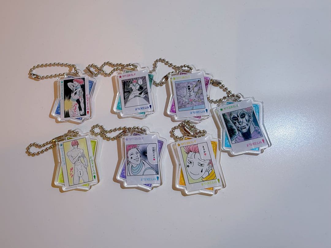 HUNTER×HUNTER ヒソカのバンジーガム風グミ アクリルチャーム 冨樫展