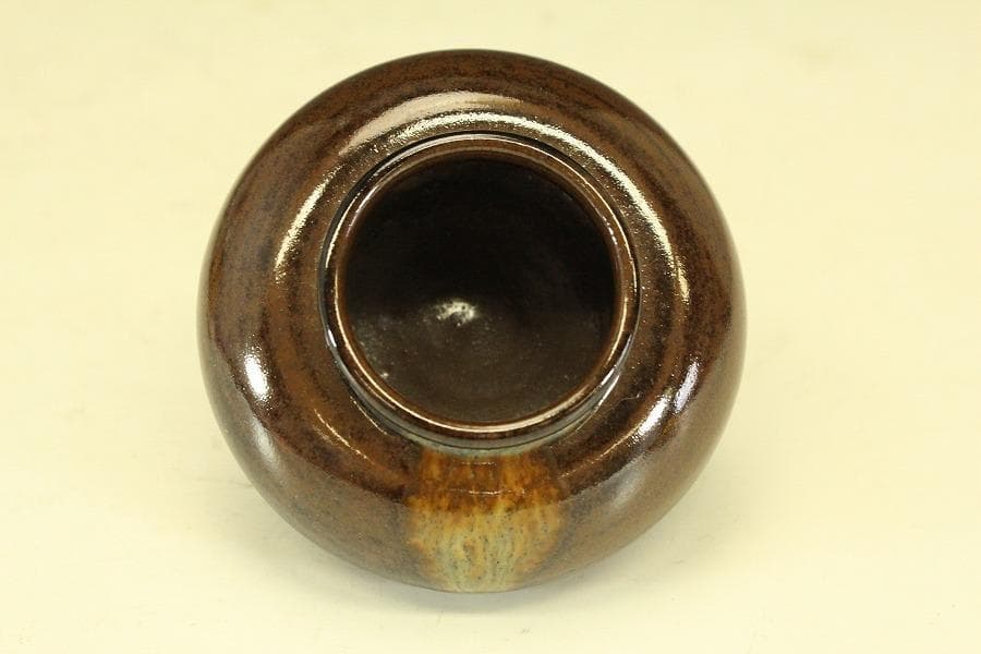 茶道具 内海 茶入 共箱(RC988)