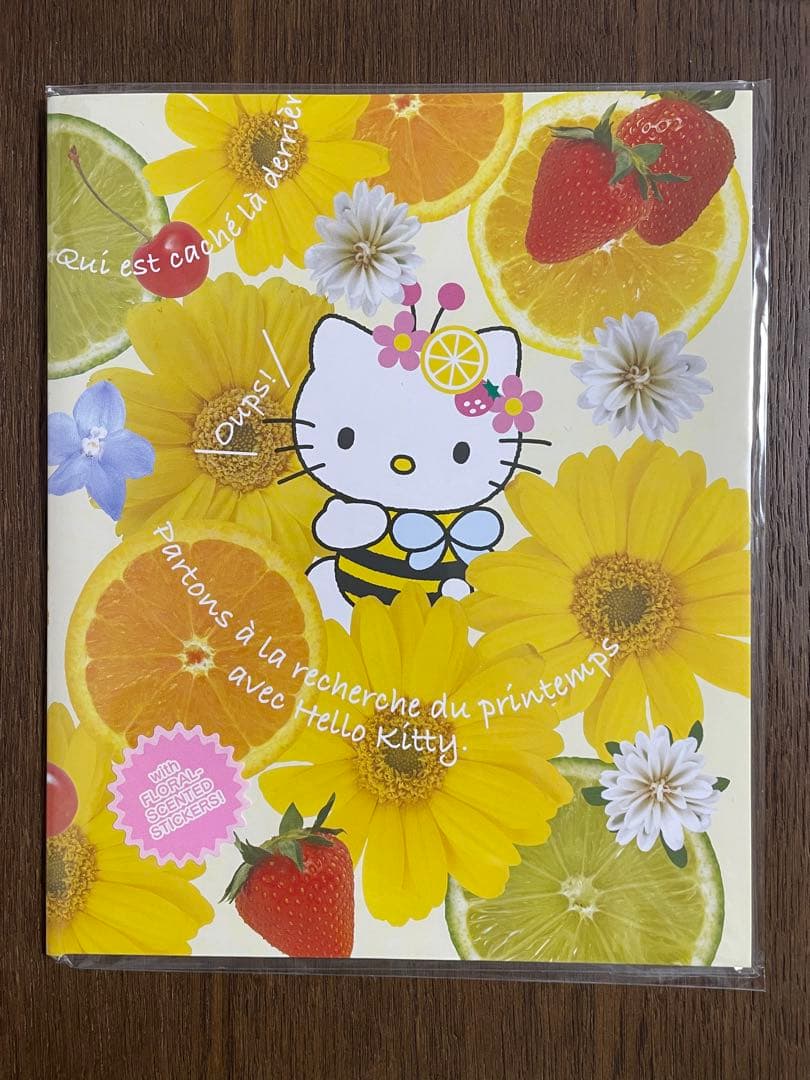 レア♡サンリオ♡キティ 海外限定 ミツバチ フルーツ レターセット 2002年