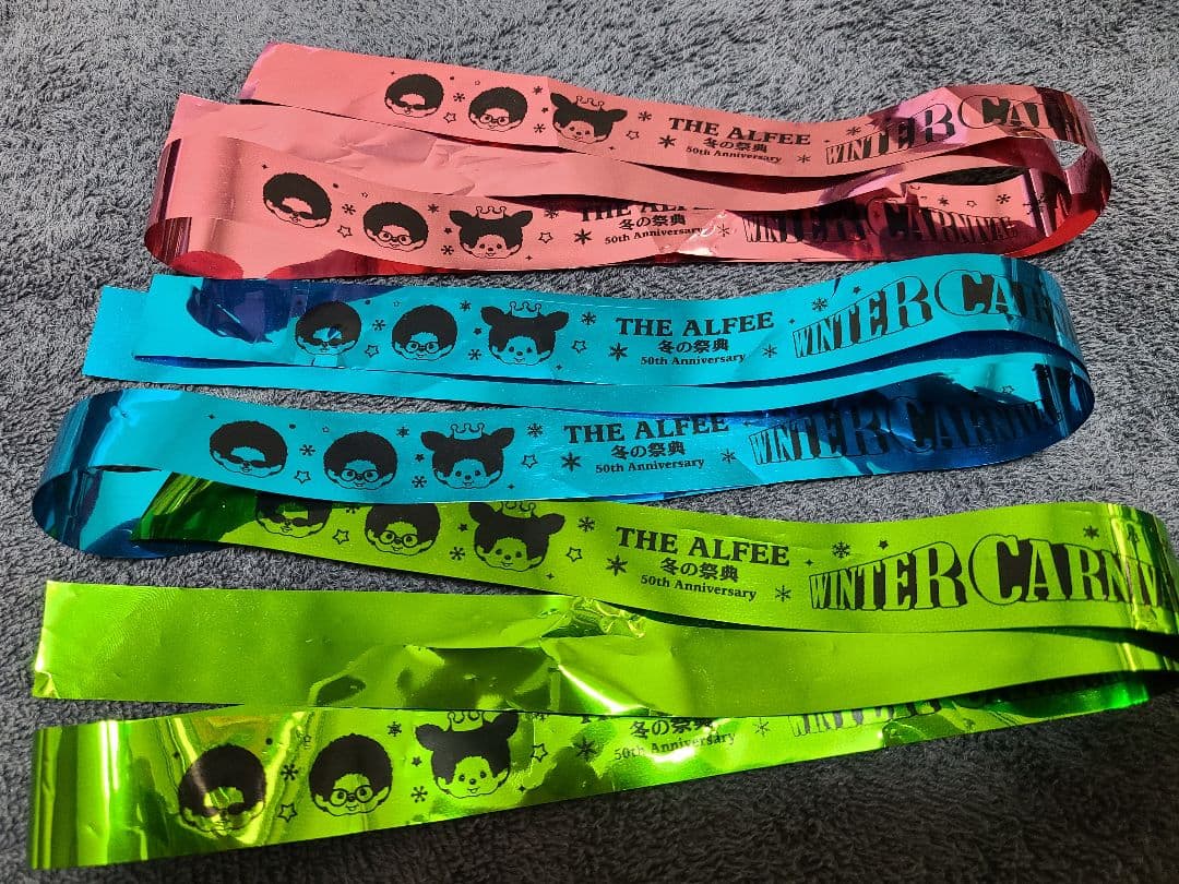 THE ALFEE 2024年冬 銀テープ3色セット マタサキカラー モンチッチ