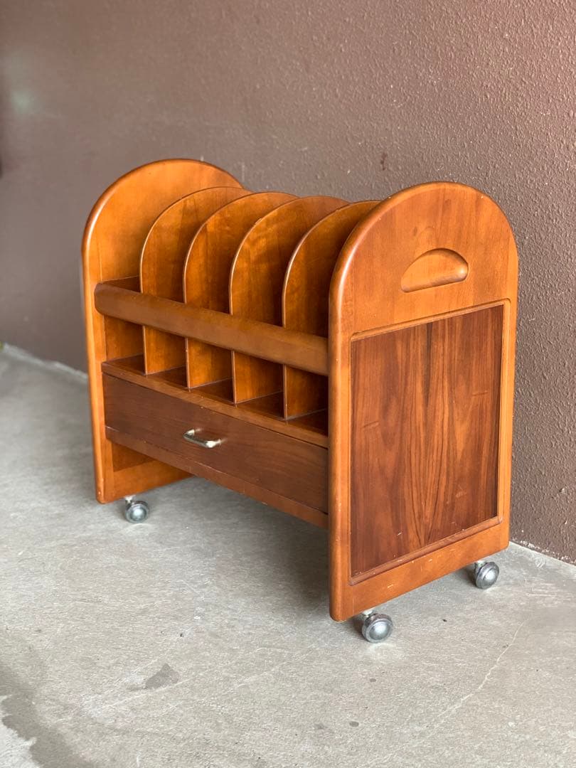 オールドカリモク マガジンラック karimoku ヴィンテージ レトロ