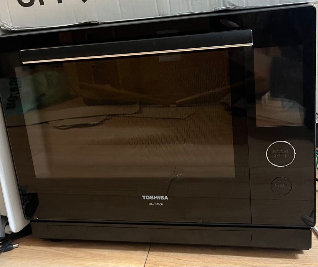 東芝 石窯ドーム オーブンレンジ ER-VD7000 2021年製　ブラック
