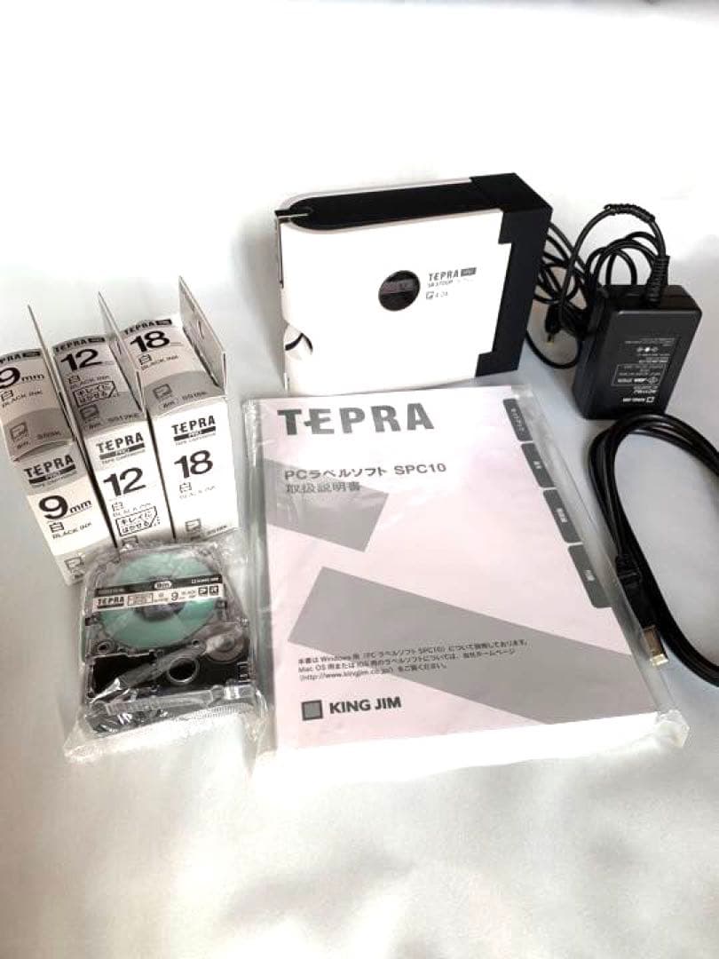 【テプラ】KING JIM SR3700P  テープ付き