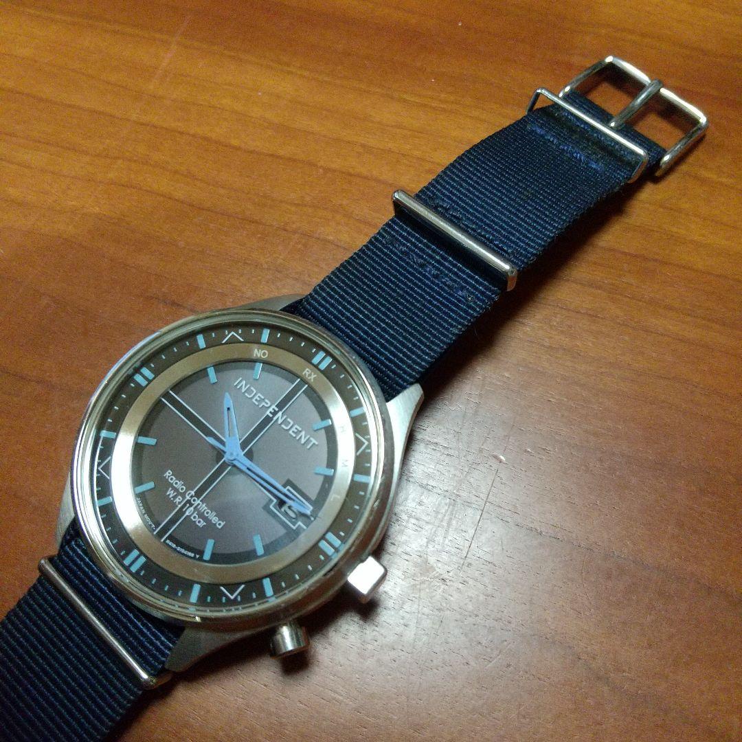 シチズン　CITIZEN　INDEPENDENT　ソーラー電波　腕時計　中古