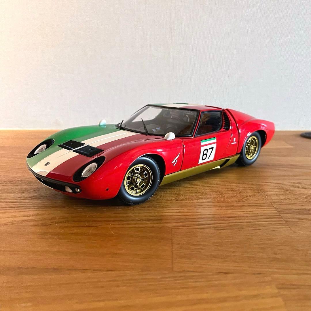 【非売品 池沢早人師】 1/18 京商 ランボルギーニ ミウラ P400＃67