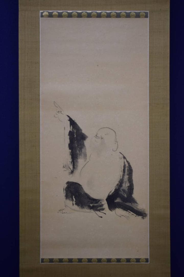 不詳/作者不明/布袋図/人物図/古画/布袋屋掛軸HJ-879