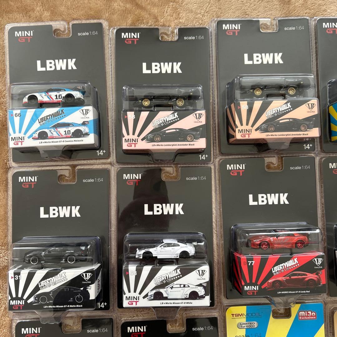 LIBERTY WALK MINI GT ミニカー 27台セット