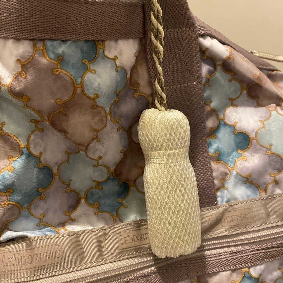 【新品】レスポ　ミニボストン　タッセルチャーム　ミニポーチ付