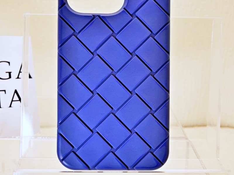 ⭐️美品　ボッテガヴェネタ　iPhone シリコンスマホケース　カバー　ブルー