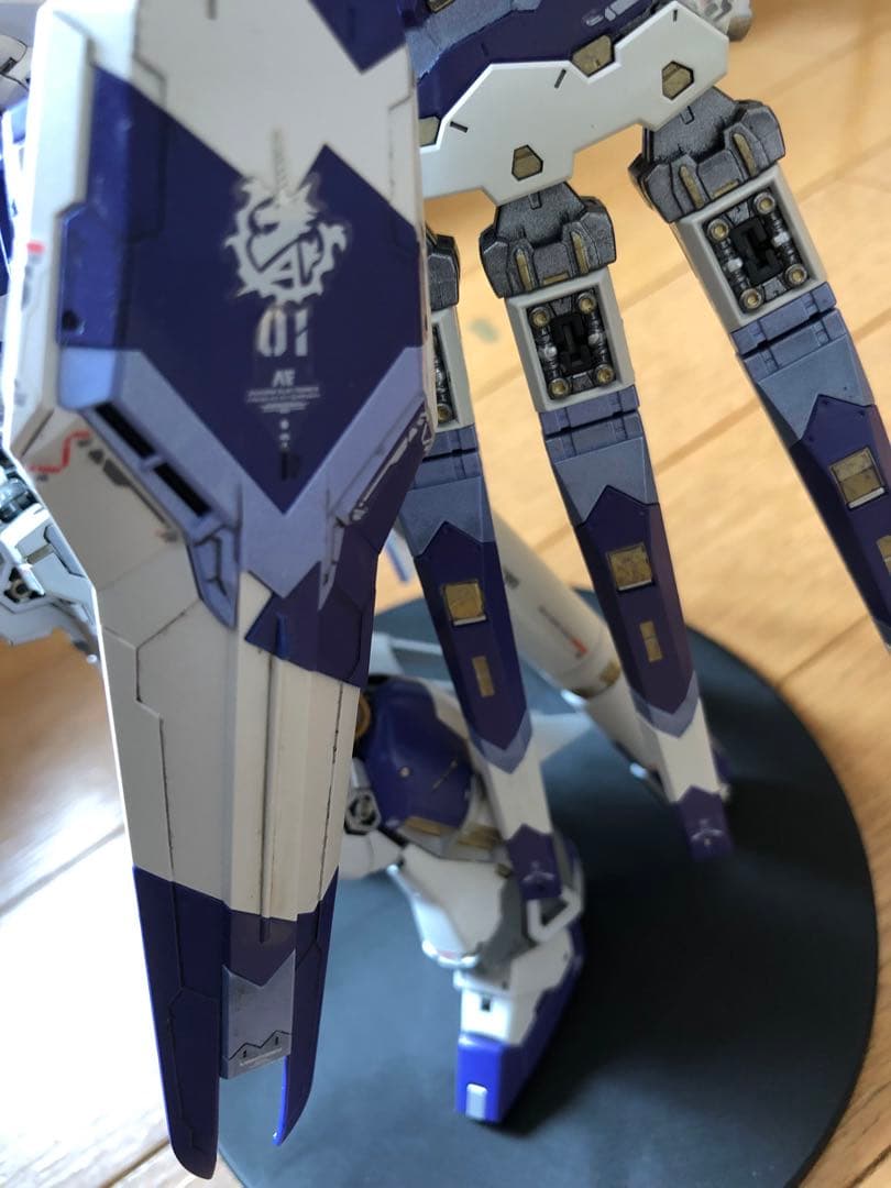 RG Hiニューガンダム➕ハイパーメガバズーカランチャー完成品