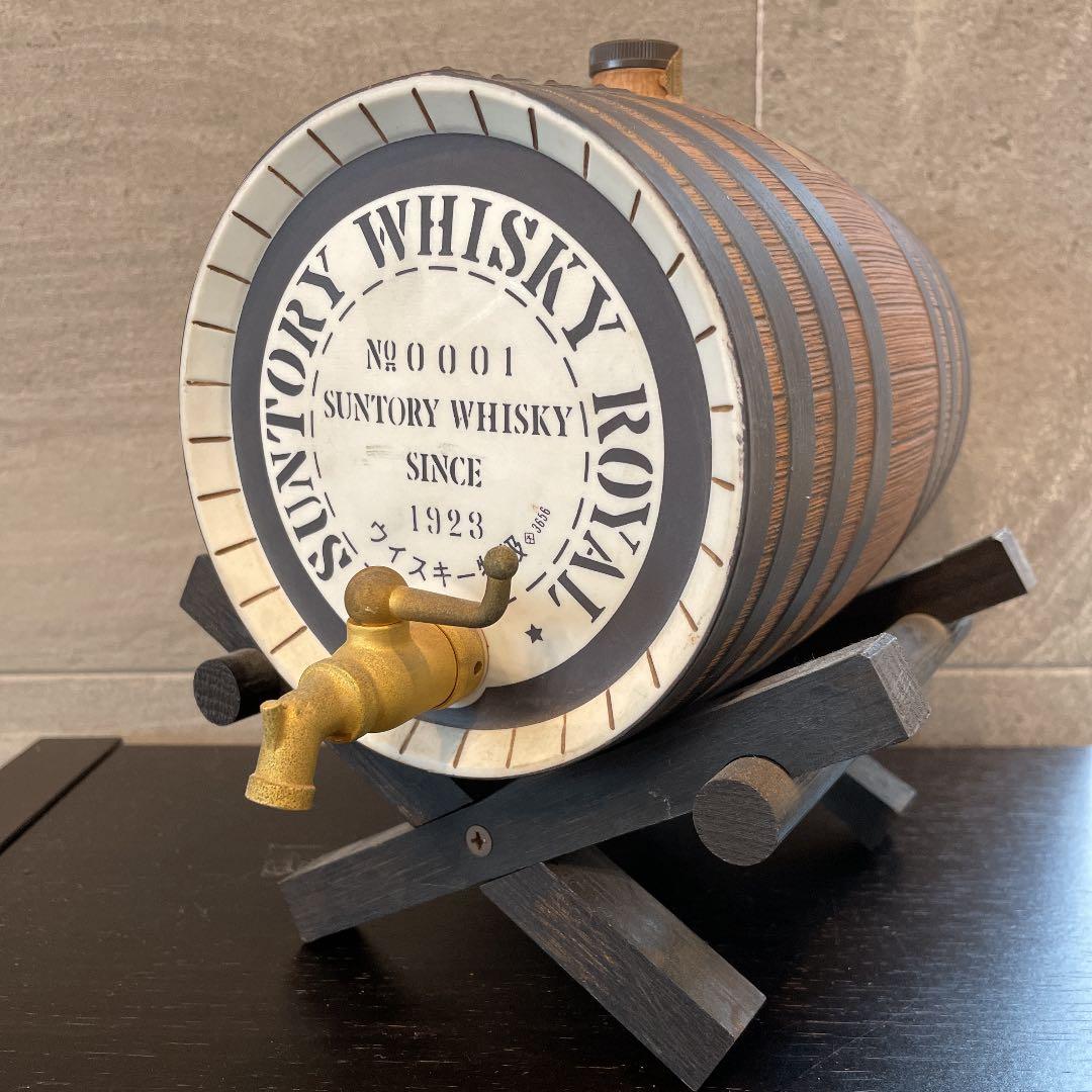 SUNTORY WHISKEY  樽 陶器 空瓶