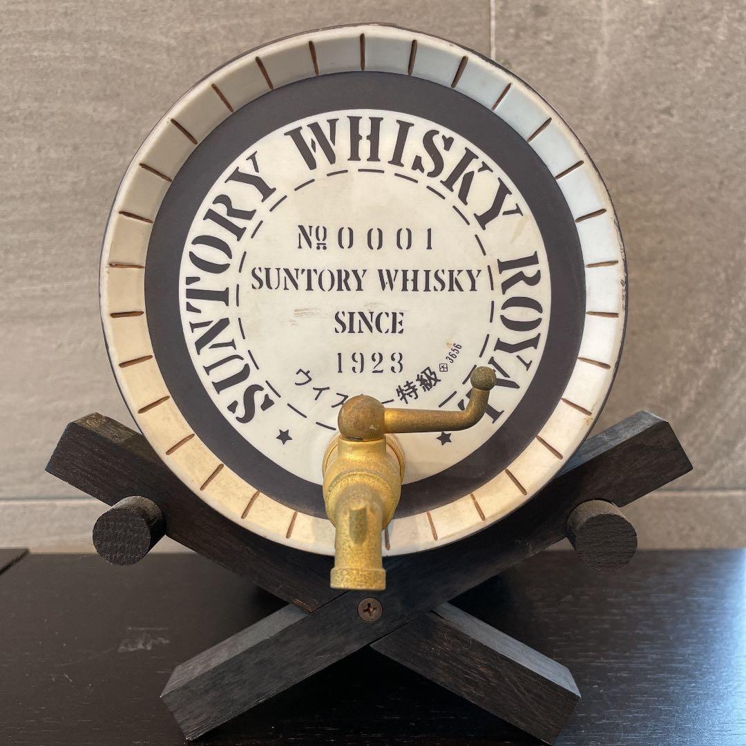 SUNTORY WHISKEY  樽 陶器 空瓶
