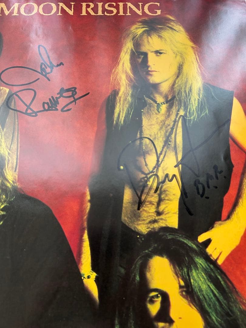 【BAD MOON RISING】直筆サイン入り ポスター+ アルミフレーム付