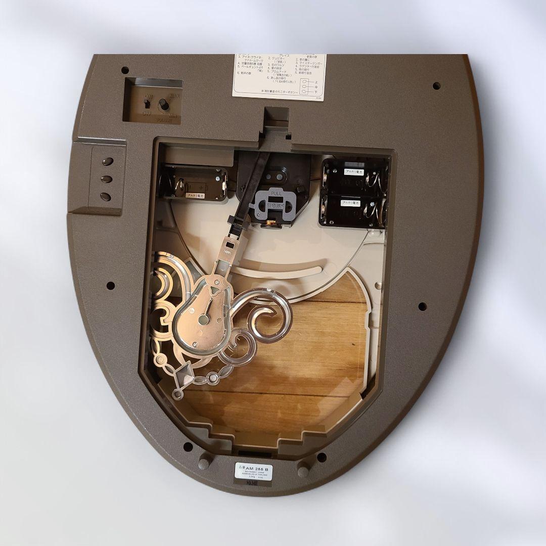 未使用SEIKO セイコー 電波掛時計 AM255B からくり時計