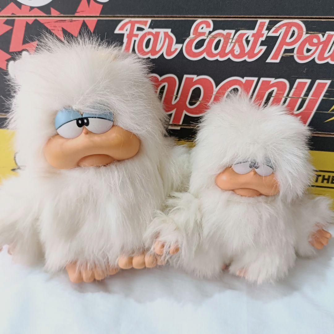 昭和レトロ　80s ベムベム　セキグチ　ソフビぬいぐるみ 雪男