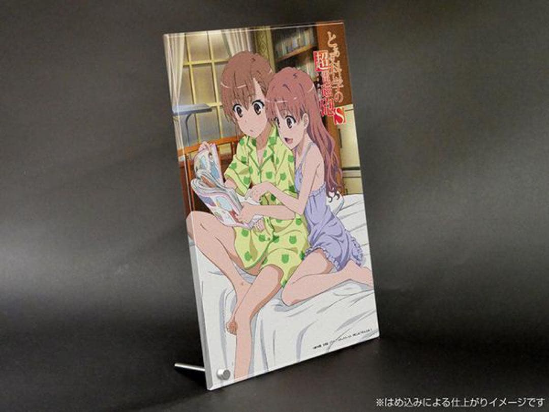 とある科学の超電磁砲S アクリルアートプレート／美琴＆黒子　限定品