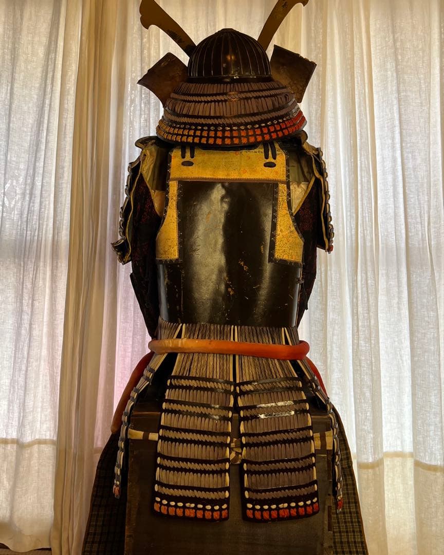 美品！【江戸期 長宗我部家 ゆかりの鎧】日本甲冑【等身大】鎧一式