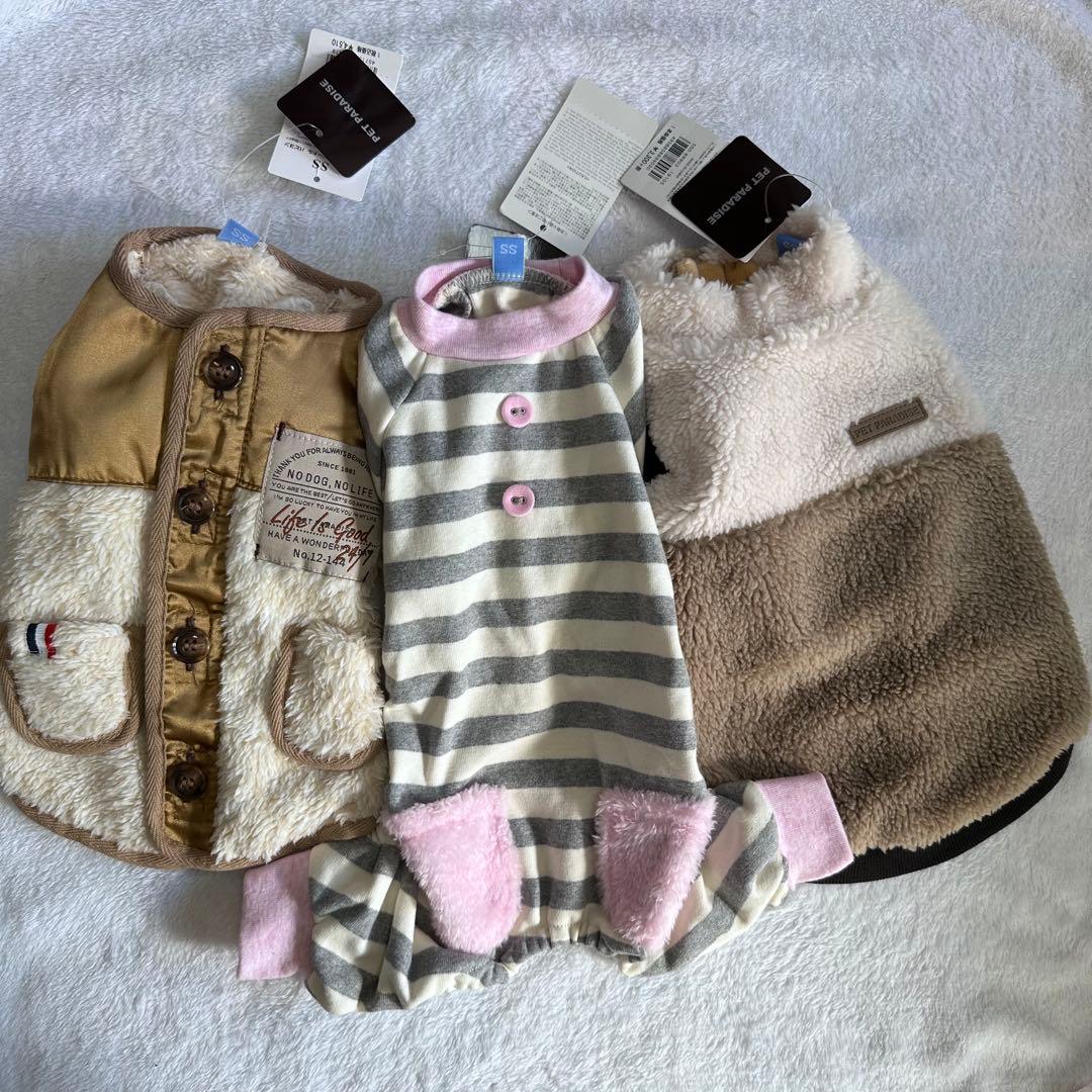 ペットパラダイス　クリエィティブヨーコ 　犬服　犬の服　SSサイズ　３枚組