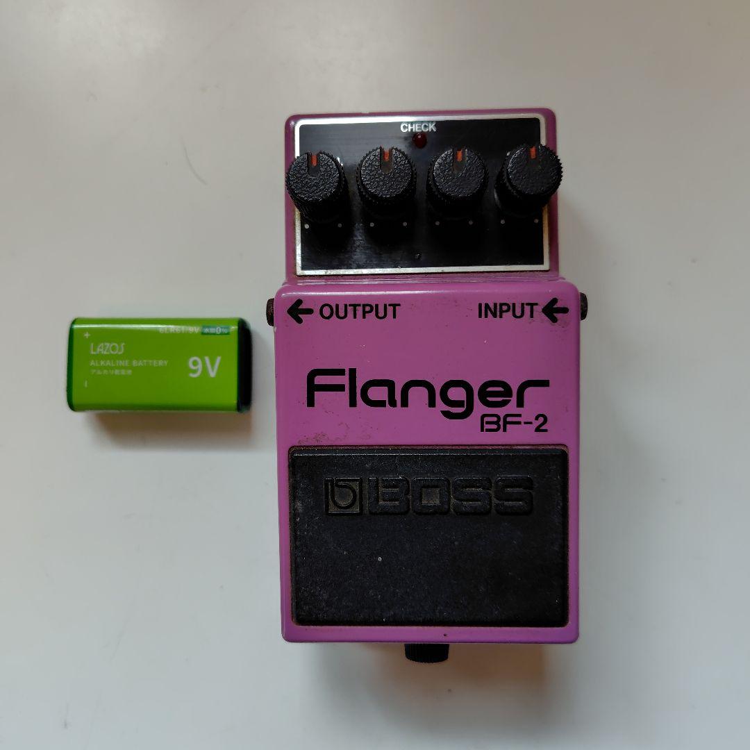 BOSS BF-2 Flanger フランジャー エフェクター 電池付き
